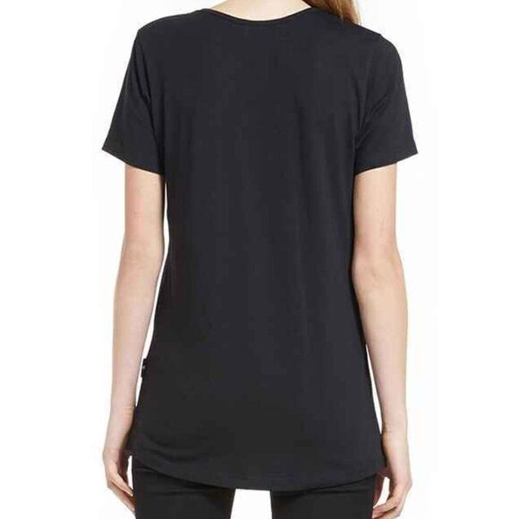 Ilabb Capsize Logo T-Shirt Short Sleeve Women's Black Size Medium NWT - Picture 2 of 6